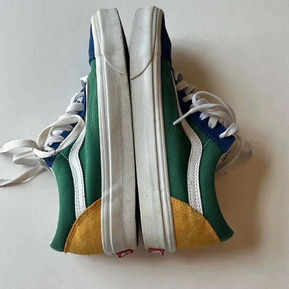 VANS Unisex Yacht Club Old Skool Classic Suede Sneakers Multi-Color Size M5.5/W7